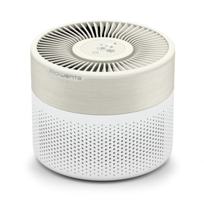Purificator de aer Rowenta Pure Air Mini PU1521F0, 22 m², mod silentios, ultra-compact, filtrare HEPA Allergy+, CADR 85 m³/ora, alb & crem