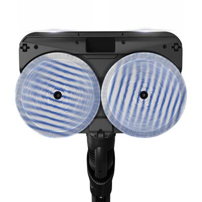 Kit 4 mopuri din microfibra Rowenta ZR009503, compatibil cu capul de aspirare AeroSpin Head al aspiratorului vertical Rowenta X-Force Flex 12.60 NEO si 13.60, seriile RH9Lxxx și RH9Axxx