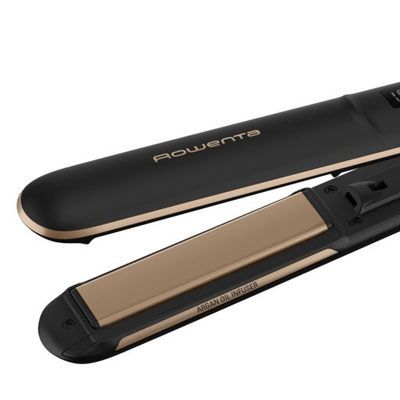 Placa de indreptat parul ROWENTA Express Shine Argan Oil SF4630F0, 210 grade, negru