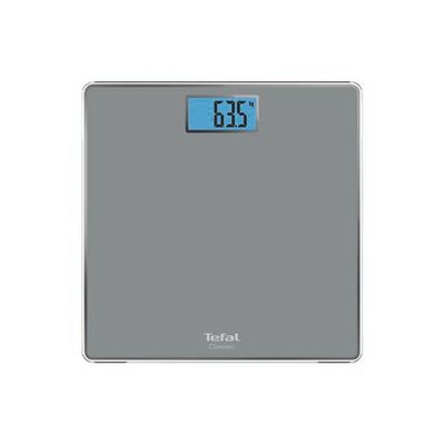 Cântar de baie Classic PP1500V0, 160 KG, gradații la 100 g, 31 x 31 cm, sticlă, gri