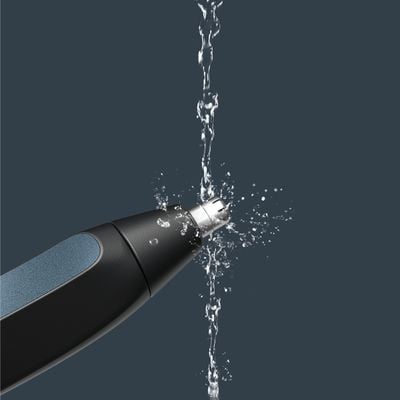 Trimmer pentru nas & urechi Rowenta Performance TN3720E0, autonomie 3 ore, 7300 rpm, tehnologie Wet & Dry, sistem de blocare, albastru  