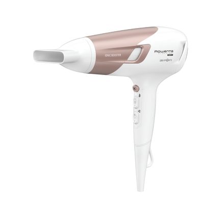 Uscator de par Rowenta Studio Dry Glow CV5830F0, 2300W, 2 trepte viteza, 3 trepte temperatura, tehnologie Thermo Control, alb
