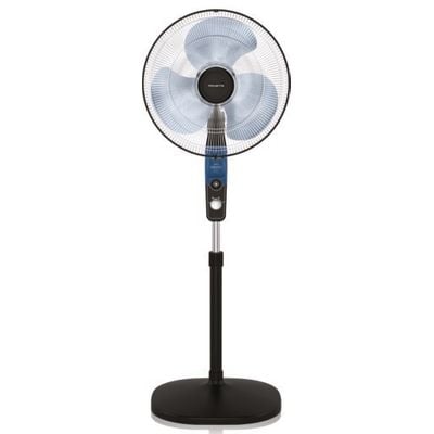 Ventilator cu picior Essential+ VU4420F2, putere 60 W, protecție impotriva ț&acirc;nțarilor, 3 trepte de viteza, consum redus de energie, design compact, negru