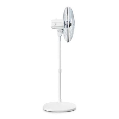 Ventilator cu picior Essential+ VU4410F2, putere 45 W, 3 trepte de putere, design compact, consum redus de energie, , alb