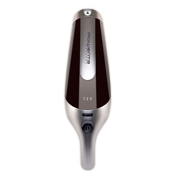 Aspirator de m&acirc;nă fără cablu Rowenta Extenso Dry AC476901, 7.2 V, autonomie 16 min, Sistem ciclonic, aspirare uscată, negru/Argintiu