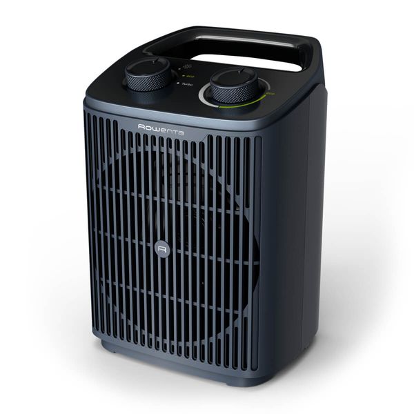 Aeroterma Rowenta Intense Comfort SO2351F0, 2000W, mod Eco & Turbo, termostat reglabil, oprire automata, protectie IP 20, maner transport, albastru