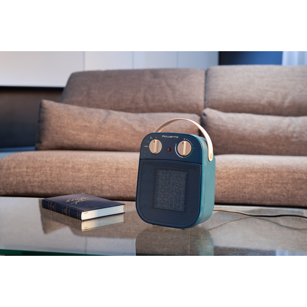 Aeroterma My Nomad SO8230F0, 1800 W, oprire automata, termostat ajustabil, mod Eco, albastru