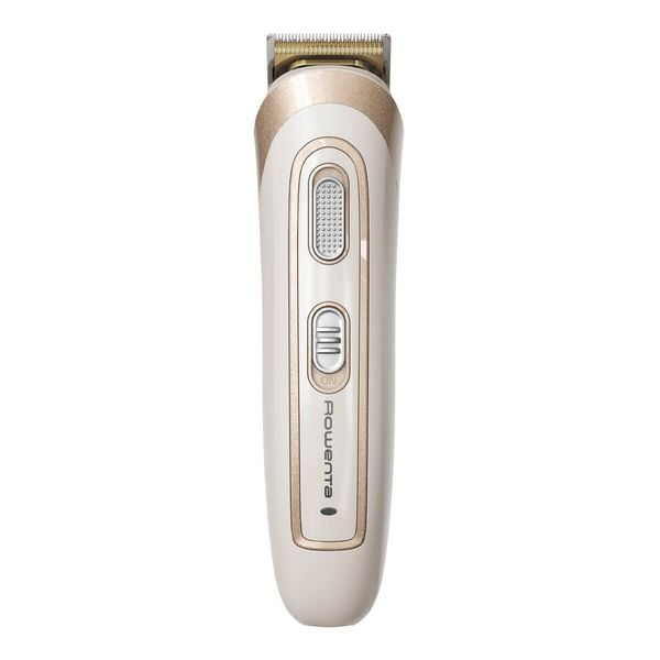 Aparat de tuns multifunctional Rowenta Trim & Style TN9154F0, tehnologie Wet & Dry, lame din inox, autonomie 60 minute, sistem de autoascutire, crem