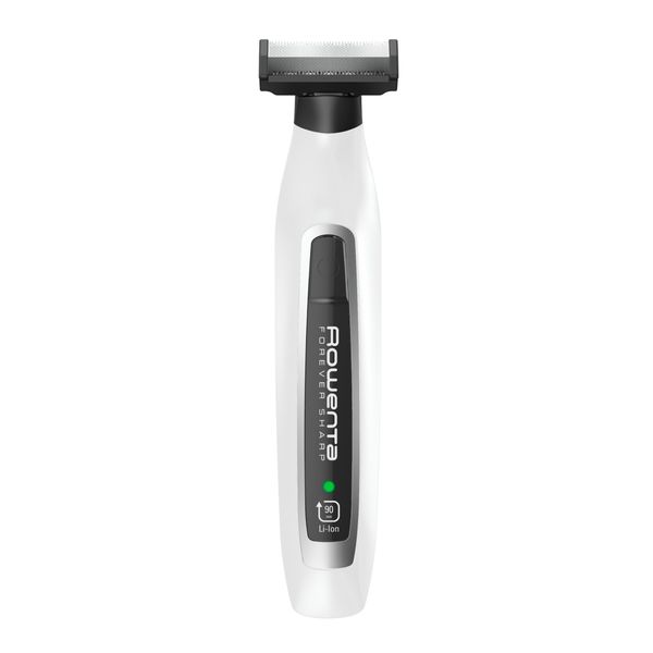 Aparatul hibrid de tuns, conturat și bărbierit Rowenta Forever Sharp TN6010F5, wet&dry, lame  inox cu tehnologie cu autoascutire, 3 piepteni, negru/alb