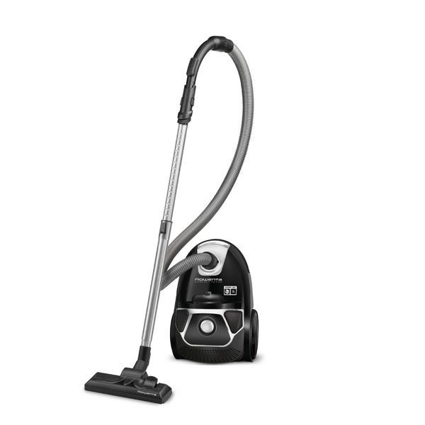 Aspirator cu sac Rowenta Compact Power Animal Care RO3985EA, 900W, tub telescopic, Sac Hygiene+, negru