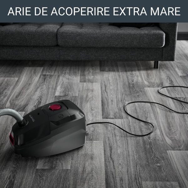 Aspirator cu sac Rowenta RO4933EA, 900W, Clasa A, 75 dB, 4.5 L, Negru