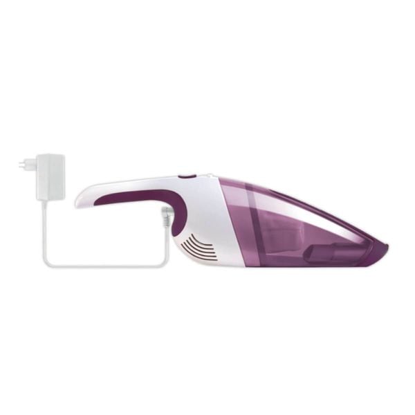 Aspirator de m&acirc;nă Rowenta Extenso Dry AC232001, Sistem ciclonic, filtru permanent, alb/Vișiniu