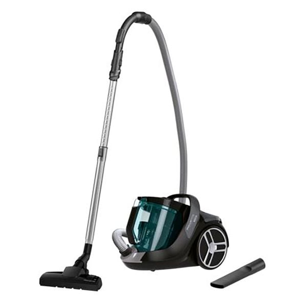 Aspirator fără sac Rowenta Silence Force Cyclonic 4 RO7212EA, 550W, 2.5L, motor Effitech, perie EasyBrush, sistem filtrare eficient, verde