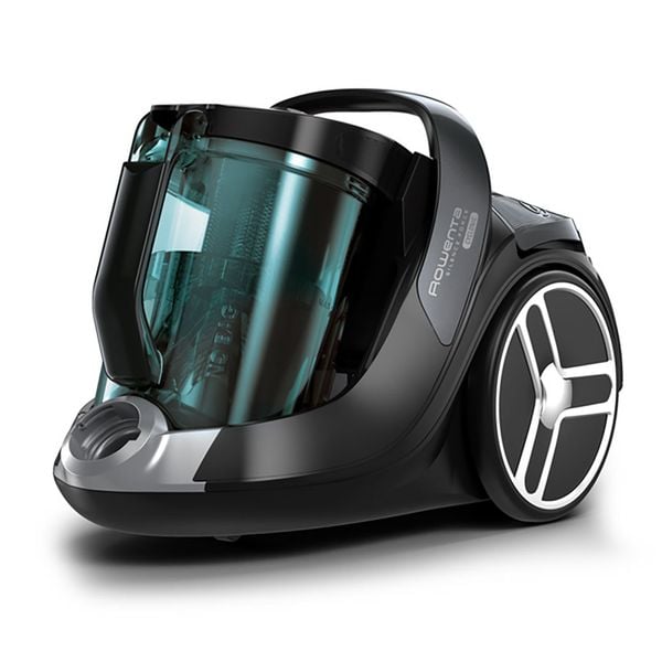 Aspirator fără sac Rowenta Silence Force Cyclonic 4 RO7212EA, 550W, 2.5L, motor Effitech, perie EasyBrush, sistem filtrare eficient, verde