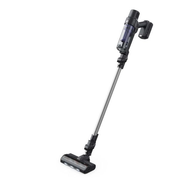 Aspirator vertical Rowenta X-Pert 7.60 RH6A35WO, 140W, autonomie pana la 45 minute, filtrare 99%, recipient de praf 0.44L, perie cu LED, Tehnologie ciclonica, violet & negru