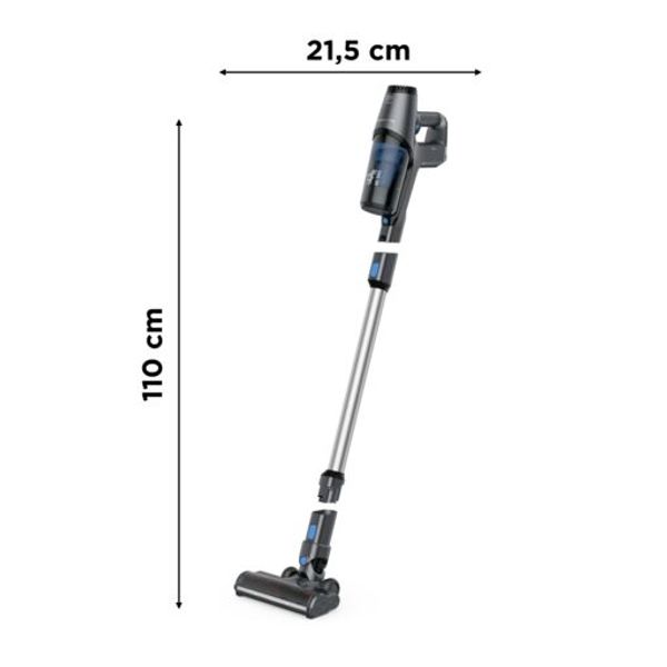 Aspirator vertical fara fir Rowenta X-Pert 360 RH6921WO, autonomie 45 minute, 2 in1, iluminare LED, recipient praf 0.5 L, albastru & gri Aspirator vertical fara fir Rowenta X-Pert 360 RH6921WO, autonomie 45 minute, 2 in1, iluminare LED, recipient praf 0.5 L, albastru & gri