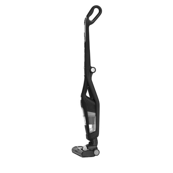 Aspirator vertical Rowenta 2 în 1 Dual Force RH6735WH, autonomie max 45 min, reîncărcare 5 ore, iluminare cu led, pliabil, recipient 0.6L, filtru spumă, negru
