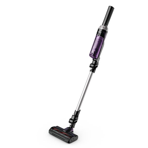 Aspirator vertical Rowenta X-Nano RH1129WO, 0.5l, 16.8V, Autonomie maxima 40 min, Negru-Mov