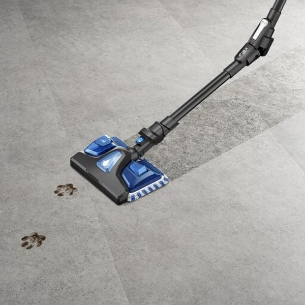 Aspirator Vertical ROWENTA X-Force Flex 9.60 Aqua RH20C0WO, 0.4l, 18V, Autonomie Maxima 45 min, Albastru-Gri