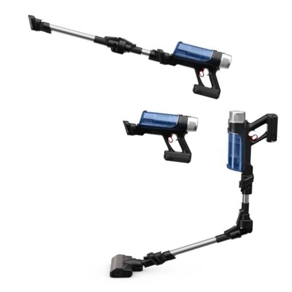 Aspirator Vertical ROWENTA X-Force Flex 9.60 Aqua RH20C0WO, 0.4l, 18V, Autonomie Maxima 45 min, Albastru-Gri