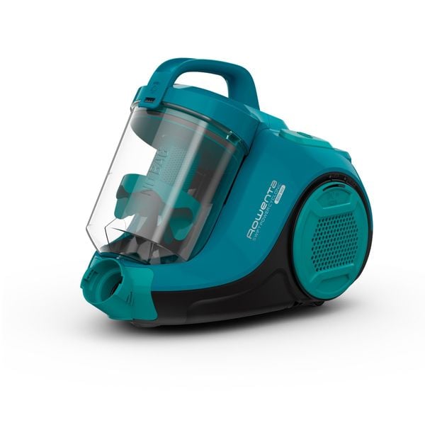 Aspirator fară sac Rowenta Swift Power Cyclonic RO2932EA, 750 W, 3 niveluri de filtrare, Tehnologie Effiwatts, suprafata de acoperire 7.2m negru
