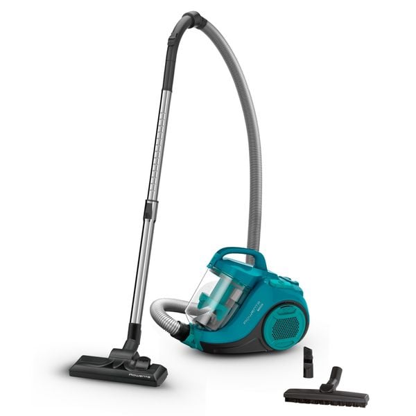 Aspirator fară sac Rowenta Swift Power Cyclonic RO2932EA, 750 W, 3 niveluri de filtrare, Tehnologie Effiwatts, suprafata de acoperire 7.2m negru