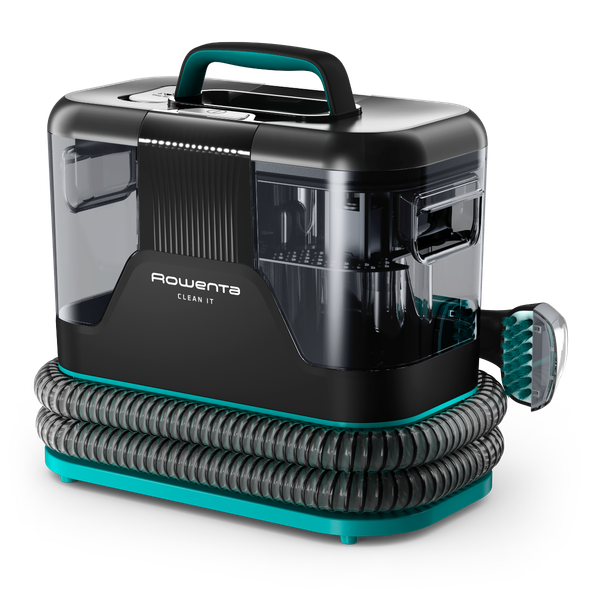 Pachet PROMO Aspirator tapiterie Rowenta Clean IT IN5020F0 si Detergent lichid Rowenta XD5320F0 pentru textile, covoare si pete animale de companie, 1 litru