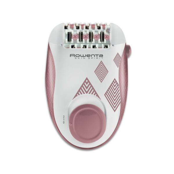 Epilator Rowenta Skin Spirit EP2900F1, 2 trepte de viteză, 24 pensete, sistem de ghidare, sistem de masaj cu bile, roz Epilator Rowenta Skin Spirit EP2900F1, 2 trepte de viteză, 24 pensete, sistem de ghidare, sistem de masaj cu bile, roz