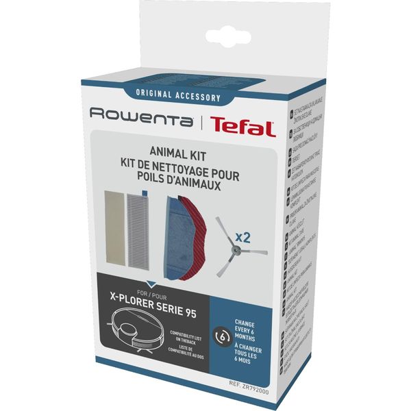 Kit accesorii Rowenta ZR792000, compatibil cu aspiratoarele robot X-Plorer Serie 95, seriile RR79xxxx