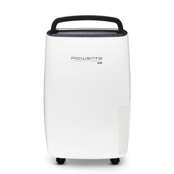 Dezumidificator Rowenta DH4236F0, 16 l/24 h, Rezervor 2.4 l, Intense Dry Compact, Higrometru, Linen Dry, Alb