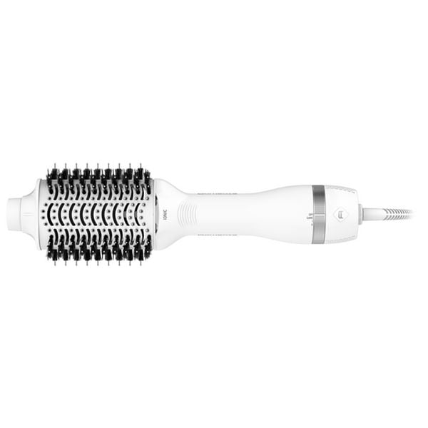Peria cu aer cald Rowenta Volumizer CF6130F0, tehnologie 3D volume booster, perie ovala XL, 3 setări de temperatură si viteză, alb&argintiu Peria cu aer cald Rowenta Volumizer CF6130F0, tehnologie 3D volume booster, perie ovala XL, 3 setări de temperatură si viteză, alb&argintiu