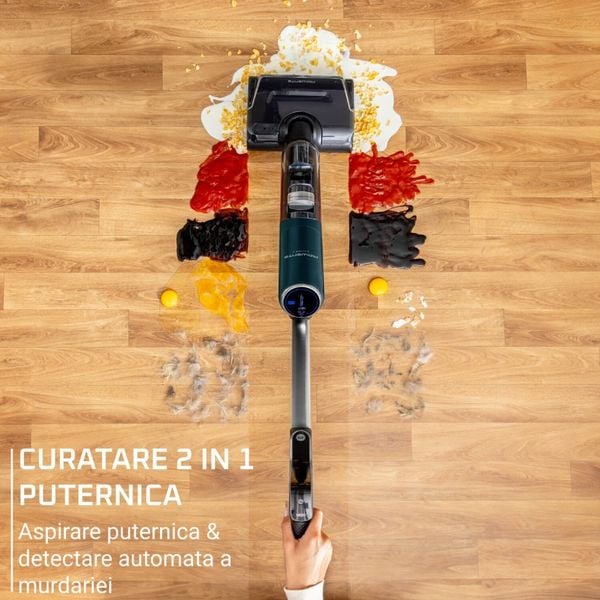 Pachet PROMO Aspirator cu spalare Rowenta X-Clean 7 GZ5735E0 & Detergent pentru aspirator cu spalare Rowenta ZR340LV1