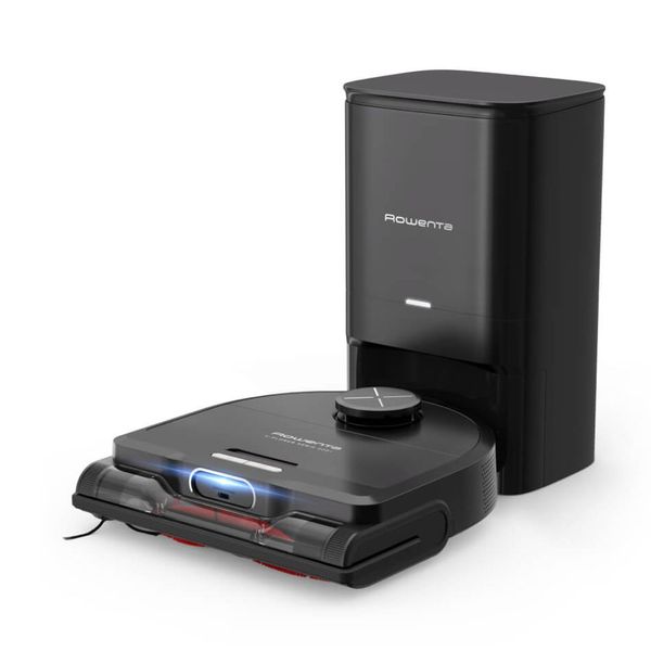 Pachet PROMO Aspirator robot Rowenta X-Plorer Serie 220+ RR9485WH & Aspirator de mână Rowenta X-Touch AC9736WO