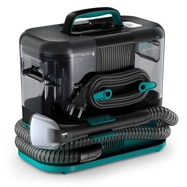 Pachet PROMO Aspirator tapiterie Rowenta Clean IT IN5020F0 si Detergent pentru aspirator cu spalare Rowenta XD5310F0 pentru textile si covoare