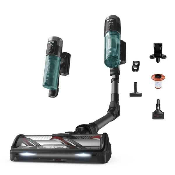 Pachet PROMO Aspirator vertical fără fir Rowenta X-Force Flex 12.60 NEO RH9L42WO & Cap de aspirare activ 2 in 1 Rowenta ZR009C00