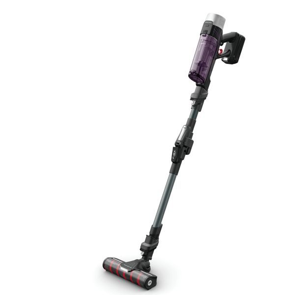 Pachet PROMO Aspirator vertical Rowenta X-Force Flex 9.60 Allergy RH2048WO & Cap de aspirare cu perie pentru parchet Rowenta ZR045010
