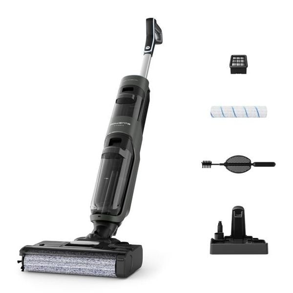Pachet PROMO Aspirator cu spalare Rowenta X-Clean 4 GZ5037WO & Kit accesorii role si filtre Rowenta ZR335A00