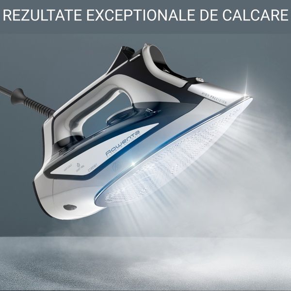 Pachet PROMO Fier de calcat cu abur Rowenta Expertis Anti-Calc DW7025D1 & Masa de calcat Tefal TI1200E1