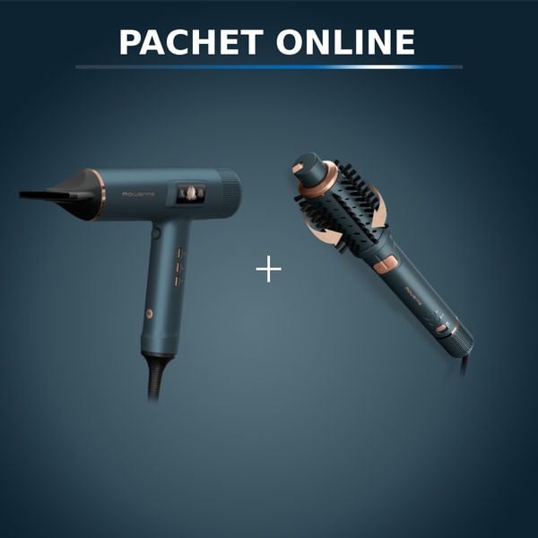 Pachet PROMO Uscator de par Rowenta Maestria For You HY9430E0 & Perie rotativa cu aer cald Rowenta Air Rotate UB9920E0