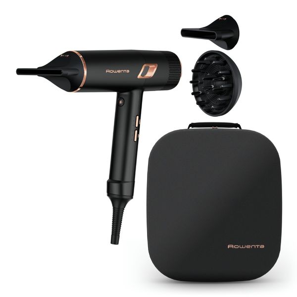 Pachet PROMO Uscător de păr Rowenta Ultimate Experience Maestria CV9920F0 & Placă de &icirc;ndreptat părul Rowenta Ultimate Experience SF8120F0