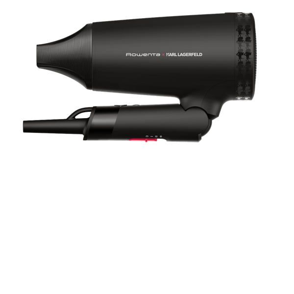 Pachet PROMO Uscator de par ROWENTA x Karl Lagerfeld Express Style CV184LF0 si Placa de indreptat parul Rowenta Ultimate Experience SF8120F0