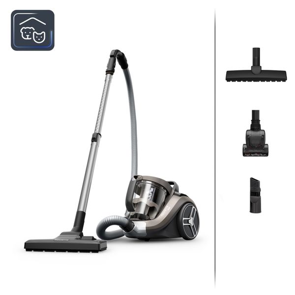 Pachet PROMO Aspirator fara sac Rowenta Compact Power XXL RO4B50EA & Kit de filtrare Rowenta ZR780000, compatibil RO48XX