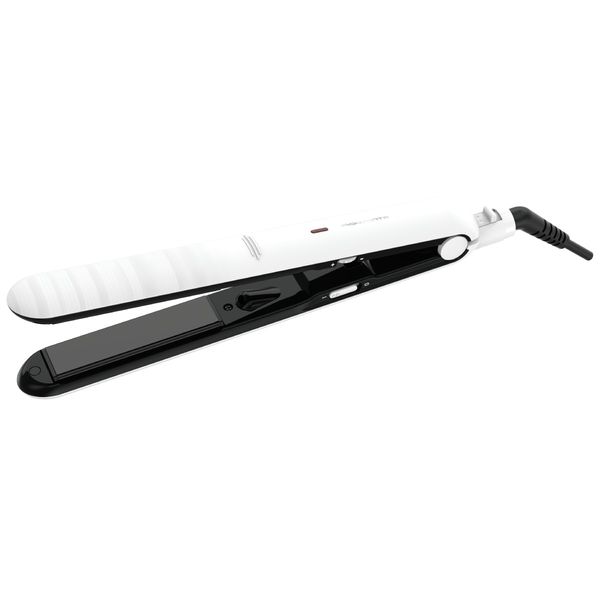 Placa de indreptat ROWENTA Optiliss SF3210F0, 10 trepte de temperatura, functie straight&curl, invelis ceramic, cablu 1.8m, alb
