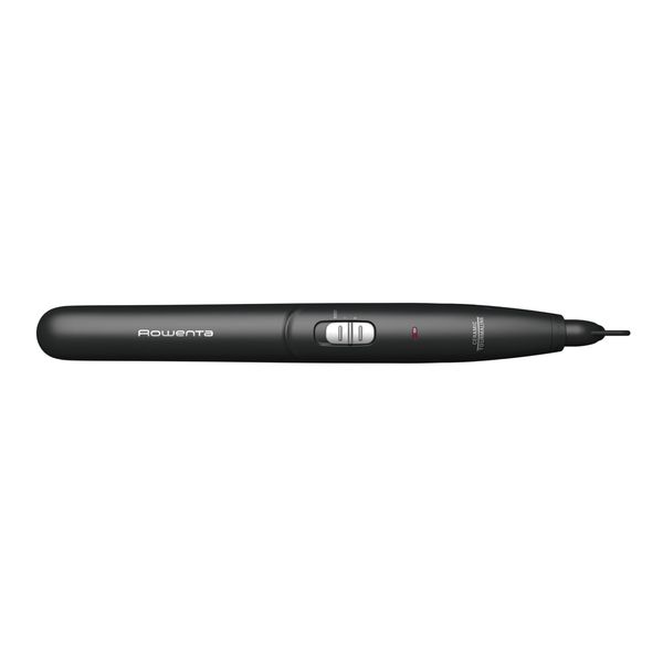 Placă de păr Rowenta Express Style SF1810F0, înveliș Ceramic Tourmaline, 2 trepte de temperatură, negru & argintiu