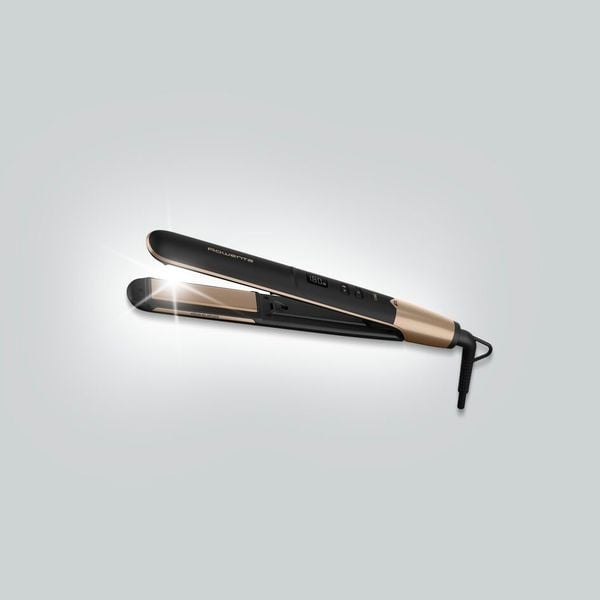 Placa de indreptat parul ROWENTA Express Shine Argan Oil SF4630F0, 210 grade, negru