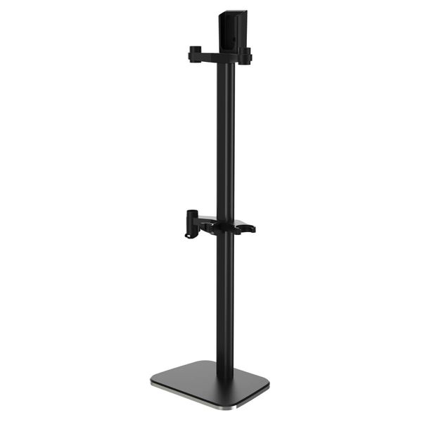 Suport de podea Rowenta ZR905004 pentru andocare si incarcare, cu orificii pentru accesorii, compatibil cu gama de aspiratoare X-Force Flex 9.60, 13.60, 12.60 Neo, X-Pert 7.60, seriile RH9Axx, RH9Lxx, RH20xx, RH6Axx, negru