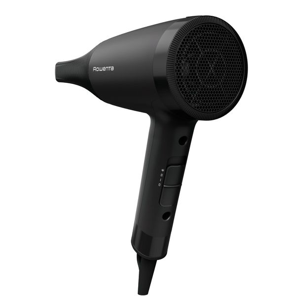 Uscător de păr Rowenta Express Style CV1801F0, 1600W, 2 trepte de temperatură și putere, Tehnologia Effiwatts, concentrator, Negru&nbsp;