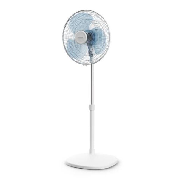 Ventilator cu picior Essential+ VU4410F2, putere 45 W, 3 trepte de putere, design compact, consum redus de energie, , alb
