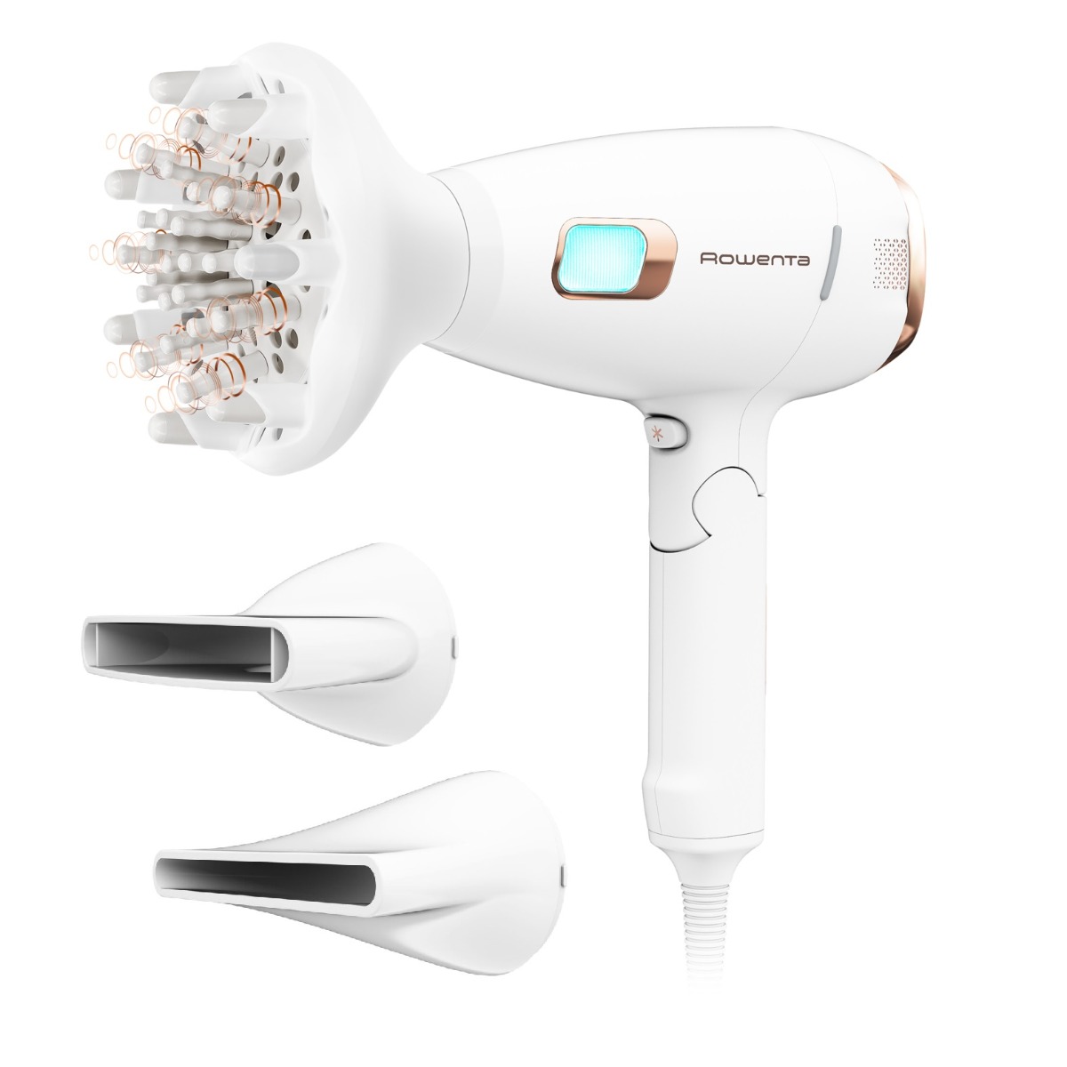 Uscator de par Ultimate Experience Scalp Care CV9240F0, 2200W, Active scalp revitalizer, functie Advanced Care, tehnologie Ionic Booster, alb