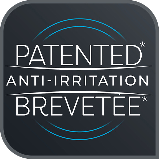 Tehnologie patentata* Anti-iritare pentru epilare delicată